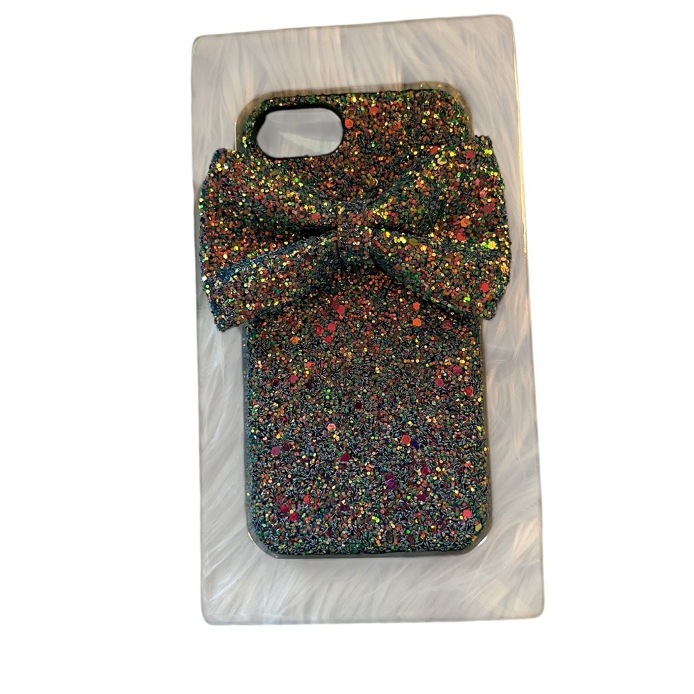 Charming Charlies Glitter Bow iPhone Case 6/6s/7/8 - Multicolor
